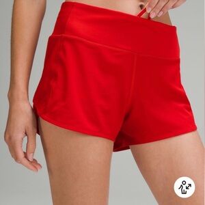 Lululemon Speed Up Mid-rise Shorts 4” lined (Size 0)